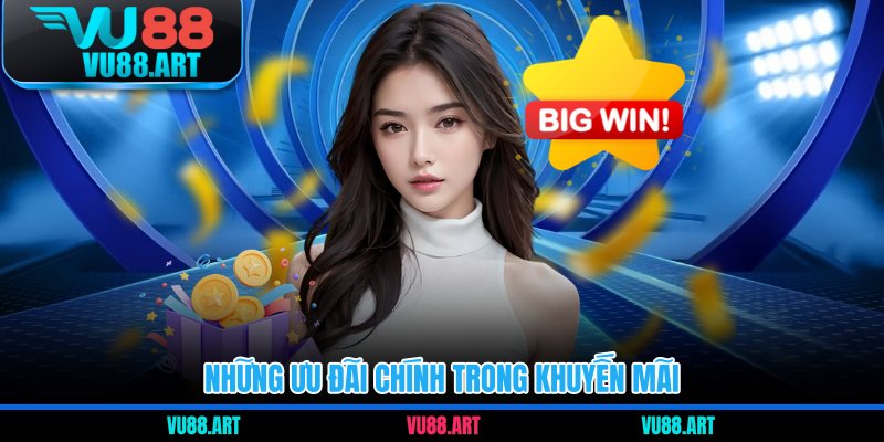 Những ưu đãi chính trong khuyến mãi