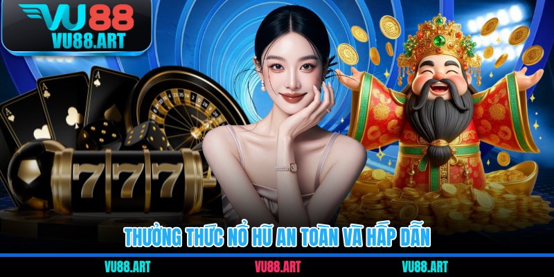 Thưởng thức nổ hũ an toàn và hấp dẫn